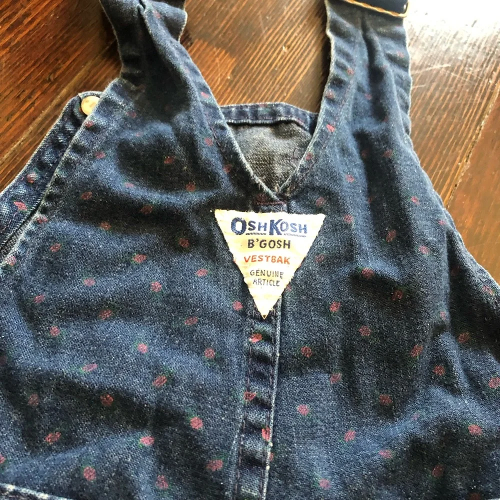 Vintage Oshkosh baby overalls